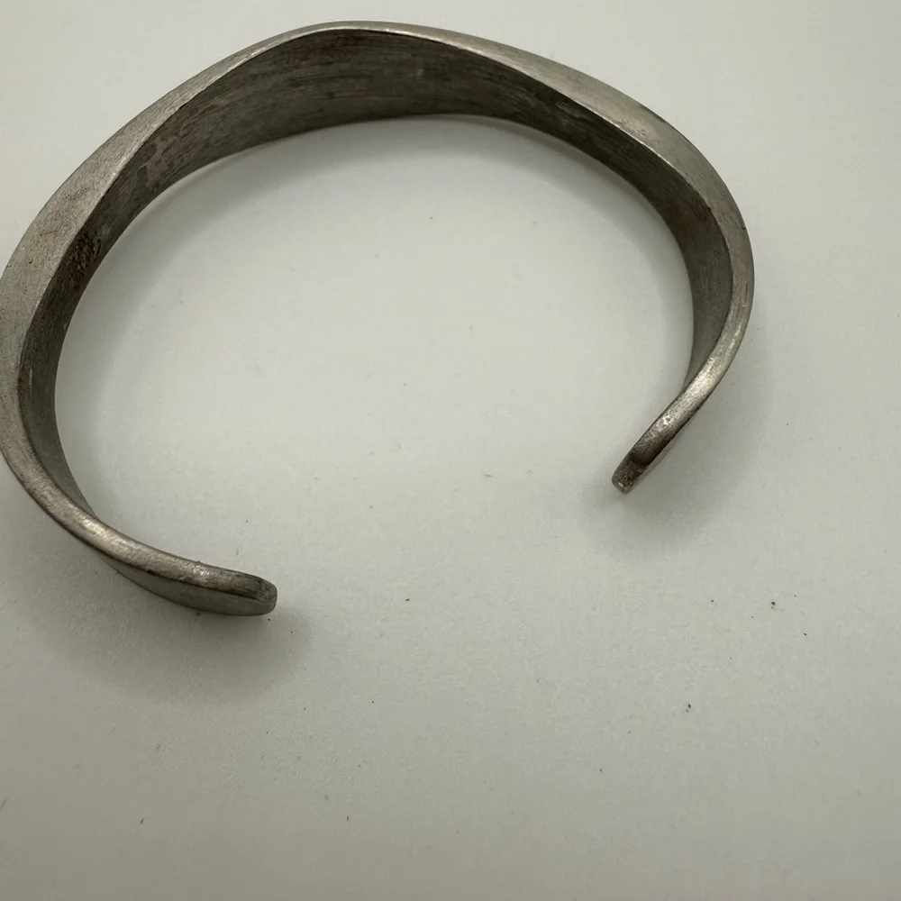 Vintage Speidel USA Solid Metal Men’s Cuff Bracelet